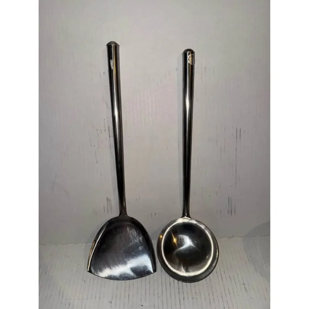 Large Stainless Steel Wok set, 12